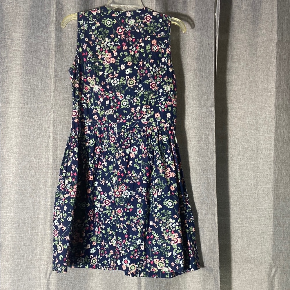 GAP Blue and Pink floral v-neck dress - Picture 5 of 5